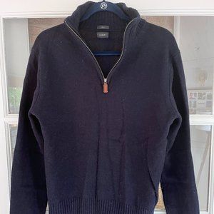 J Crew Men’s Slim Fit Medium Quarter-Zip Sweater